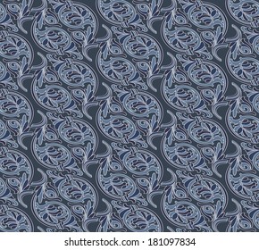 Floral seamless background. Vector illustration