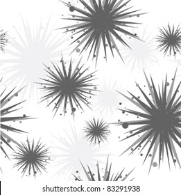 Floral seamless background. Vector illustration.