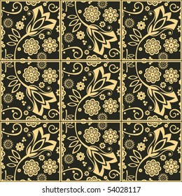 plano de fundo floral sem emenda, imagem vetorial