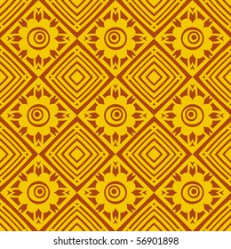 floral seamless background, vector image