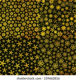 Floral seamless background. Vintage vector illustration. 