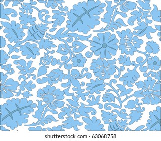 Floral seamless background for wallpaper