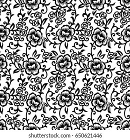 Floral seamless background - wallpaper