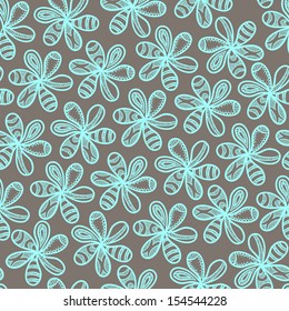 Floral seamless background for your design