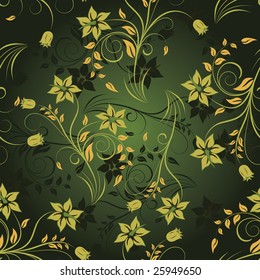 Floral seamless background for your design use.