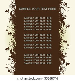 Floral seamless background for your design