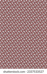 Batik Bean Floral Seamless, Escalable, Reapetable.