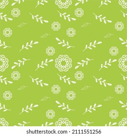 Floral seamless blue pattern bundle set. Flowers and leaves.. Color vector background. Summer and spring print
