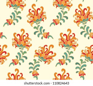floral seamless decor
