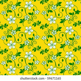 Decoración floral sin fisuras