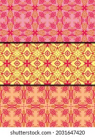 Floral Seamless Decorative Ornamental Pattern Design