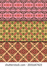 Floral Seamless Decorative Ornamental Pattern Design