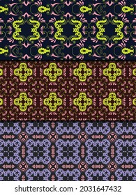 Floral Seamless Decorative Ornamental Pattern Design