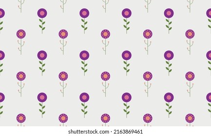 florales nahtloses geometrisches Muster minimalistischer Stil