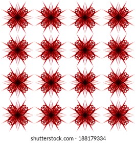 Floral seamless hand drawn pattern.
