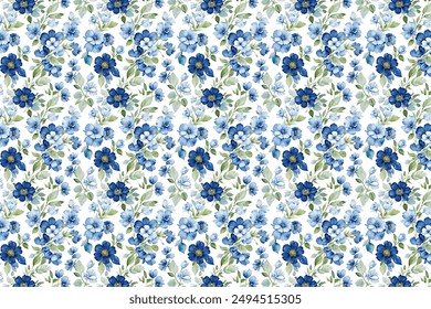 Floral seamless meadow background for textile or book covers, manufacturing, wallpapers, print, gift wrap and scrapbooking.