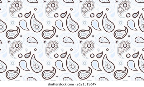 Floral seamless on swirling henna. Striped shirt and eternity seasonal. Sketching tranquility, paisley hand-drawn. Oriental pattern, orient silk.