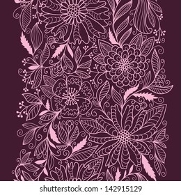 Floral seamless ornament