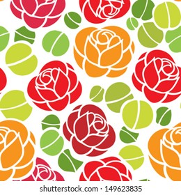 Floral seamless ornament, nice for wallpaper, wrapper paper or fabric swatch