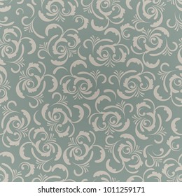 Floral seamless ornament pattern