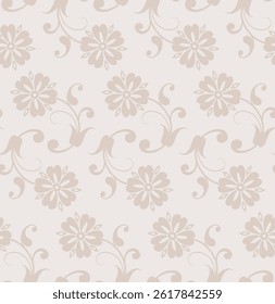 Floral seamless ornament pattern design
