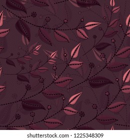 Floral seamless ornament vector pattern. The background texture 01