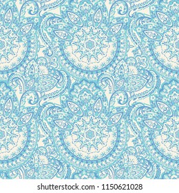 Floral seamless paisley pattern