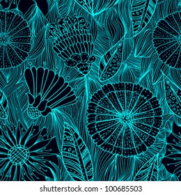 Floral seamless pattern