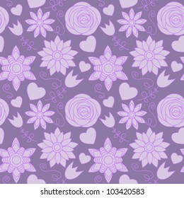 Floral seamless pattern