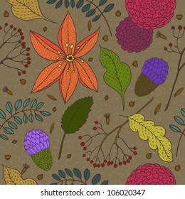 Floral seamless pattern