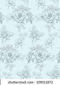 floral seamless pattern