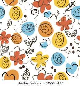 Floral seamless pattern