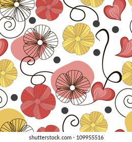 Floral seamless pattern