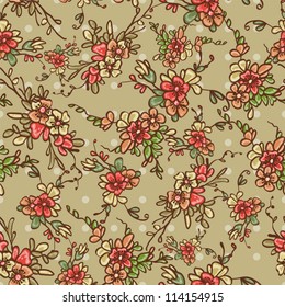 floral seamless pattern