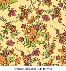 floral seamless pattern