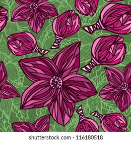 floral seamless pattern