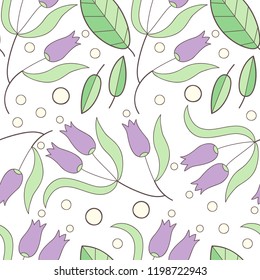 Floral seamless pattern.