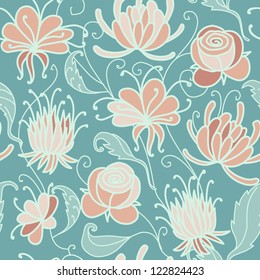 Floral seamless pattern