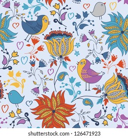 Floral seamless pattern