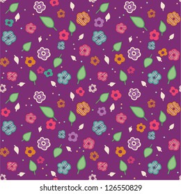 Floral seamless pattern.
