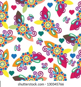 floral seamless pattern