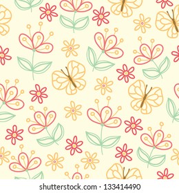 Floral seamless pattern