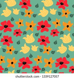 Floral seamless pattern