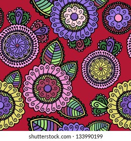 Floral seamless pattern