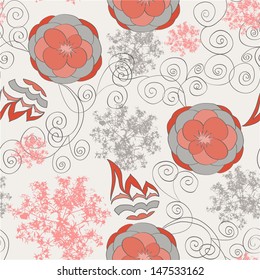 floral seamless pattern 