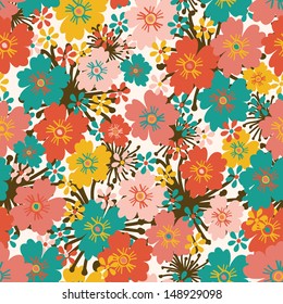 Floral seamless pattern