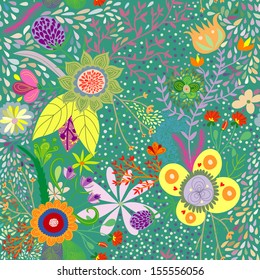 Floral seamless pattern