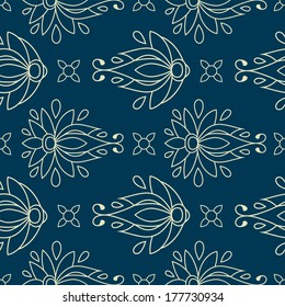 floral seamless pattern. 