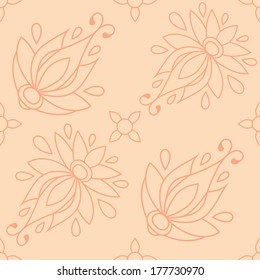 floral seamless pattern.