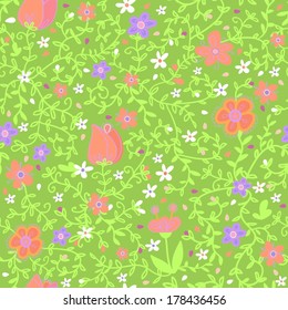 floral seamless pattern